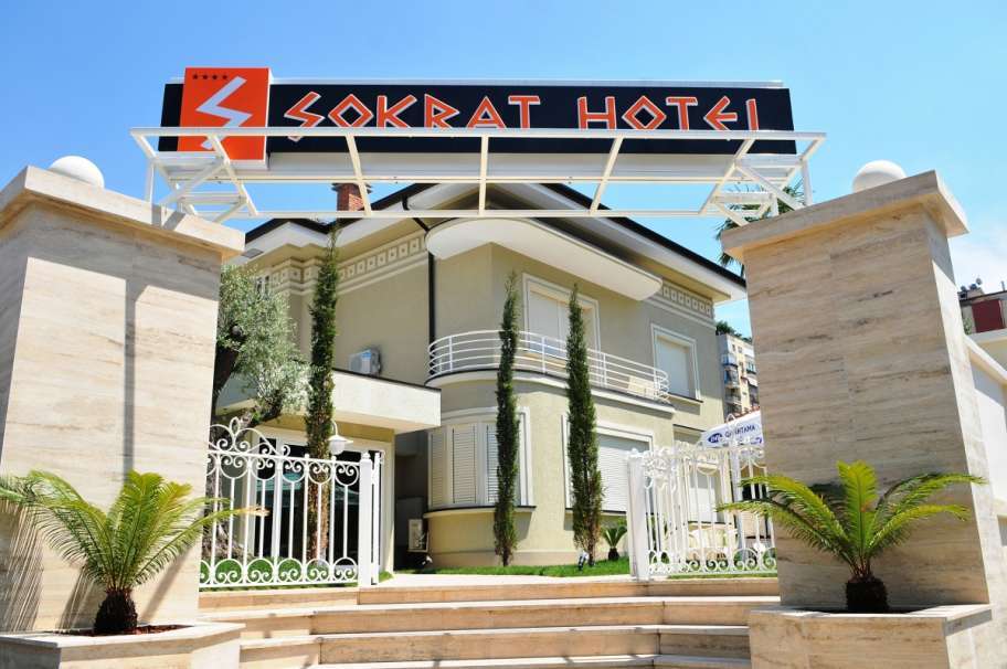 Hotel Sokrat Tirana Exterior foto